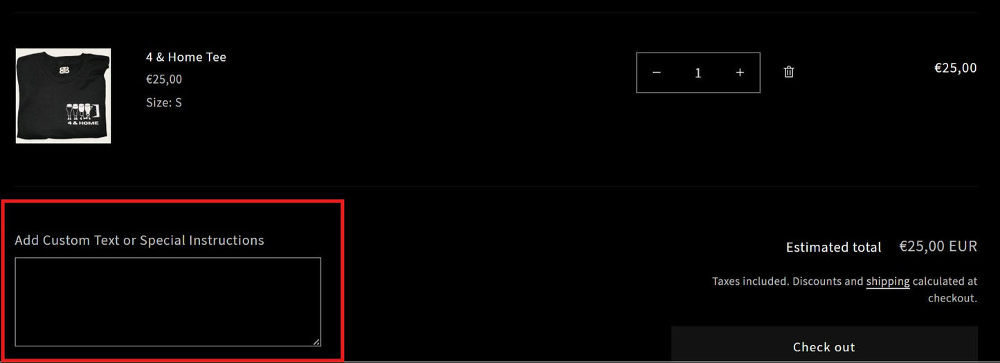 Two Fingers with Custom Text